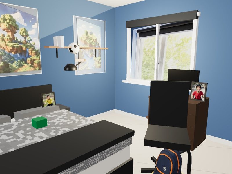 Their room in the game